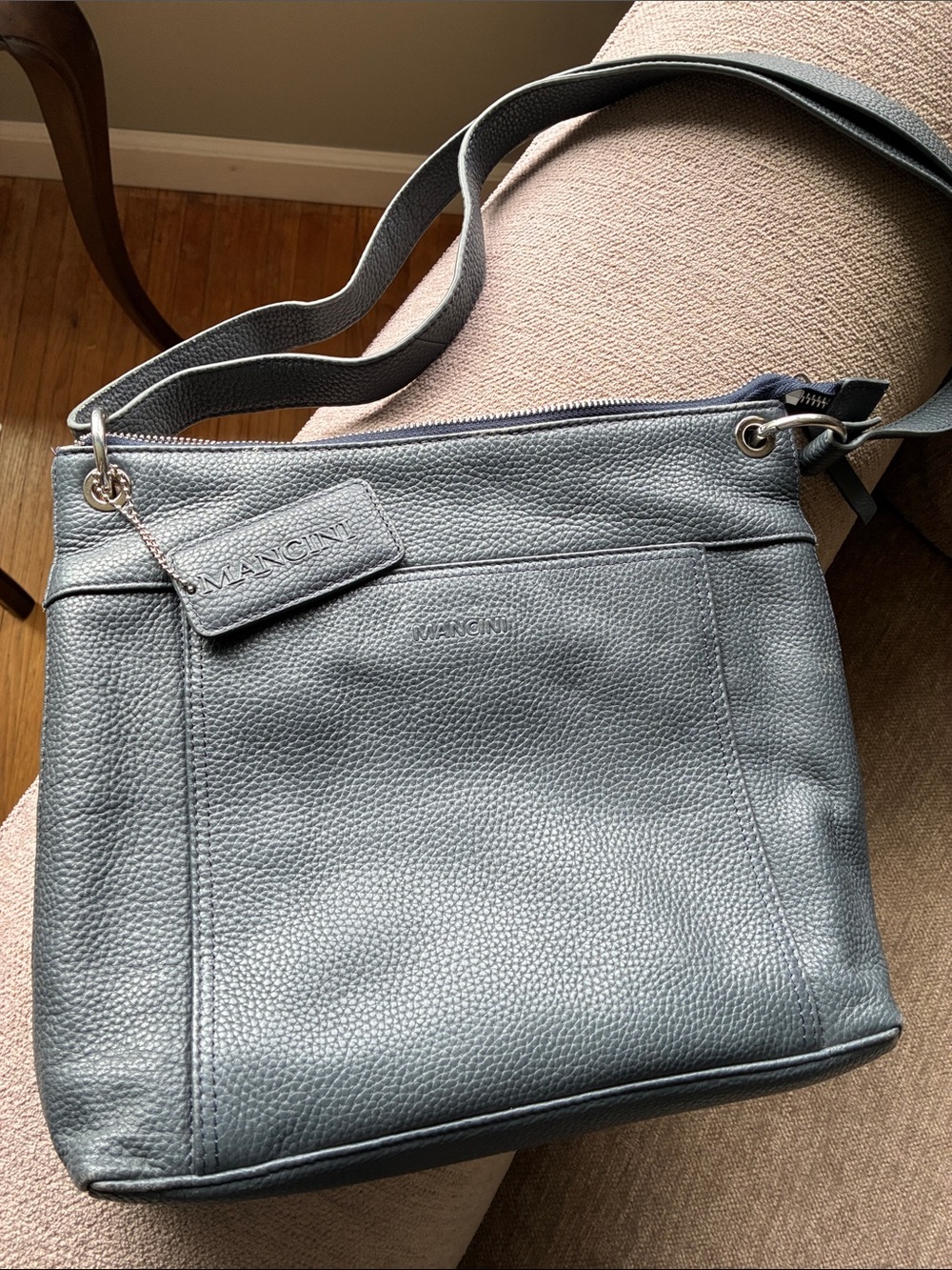 Dark Blue Mancini Handbag